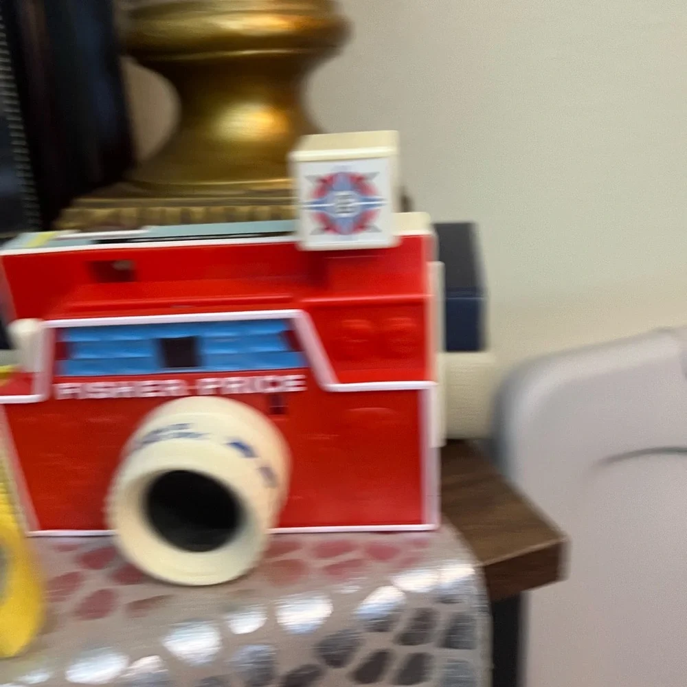 Fisher-Price Red Vintage Toy Camera